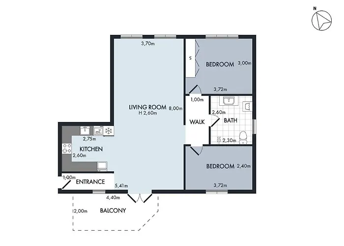 Constantin - Chic 2-bdr With Balcony 公寓